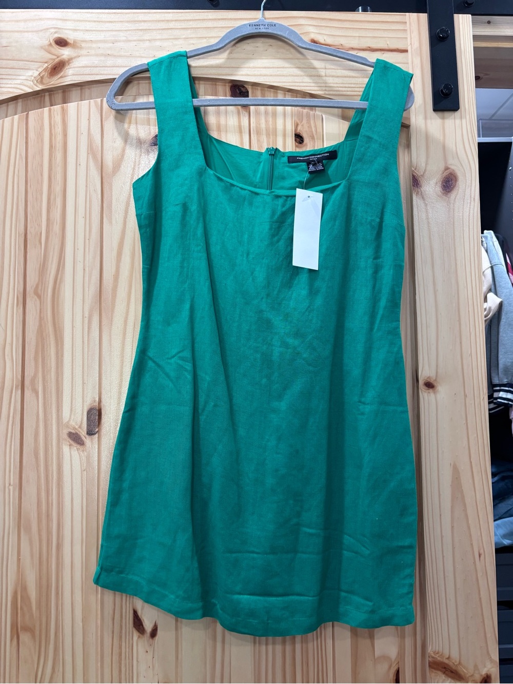 French Connection Emerald Green Sleeveless Tank Dress